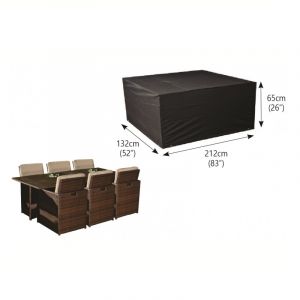 Bosmere M660 - Modular 6 Seater Rectangular Cube Set Cover