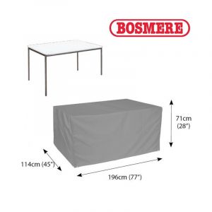 Bosmere U560 - Rectangular Table Cover Thunder Grey - 8 Seat