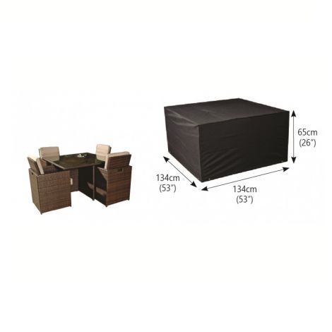 Bosmere M655 - Modular 4 Seater Cube Set Cover Extra large
