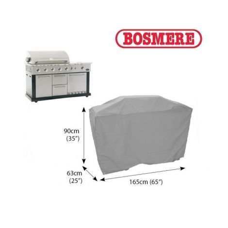 Bosmere U723 - Kitchen Barbecue Cover Thunder Grey