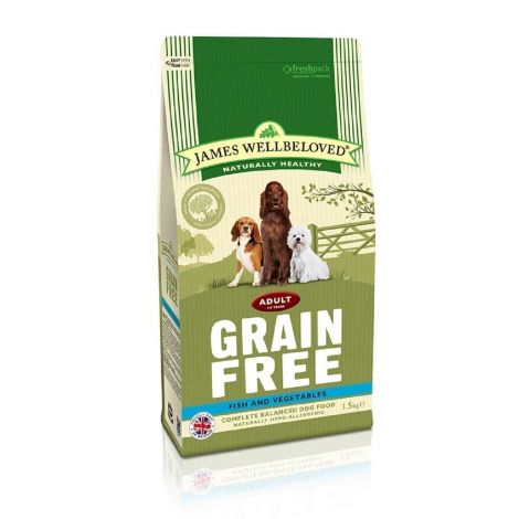 James Wellbeloved Adult Grain Free Fish & Veg 1.5Kg