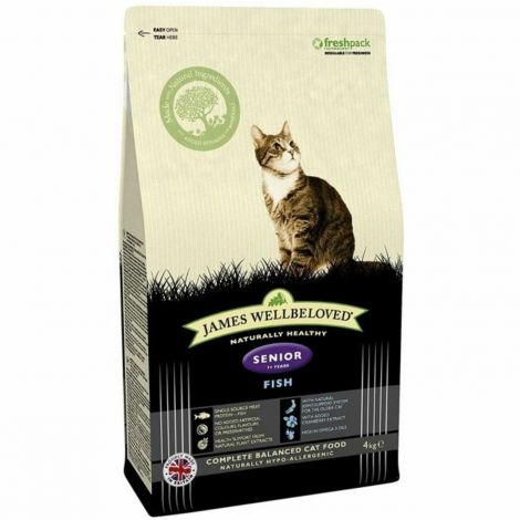 James Wellbeloved Fish Senior Cat Food 4kg